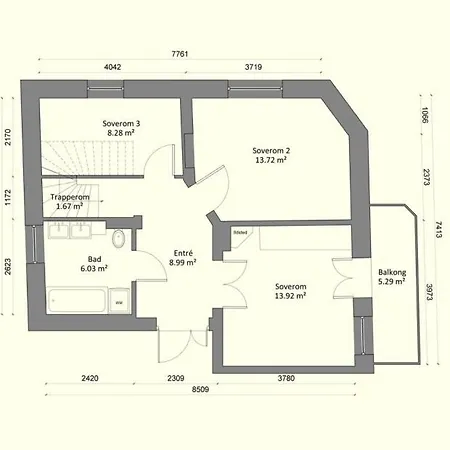 Xtremely Penthouse 2 Story, 3 Bdr Apartment, 104 M2 דירה אוסלו